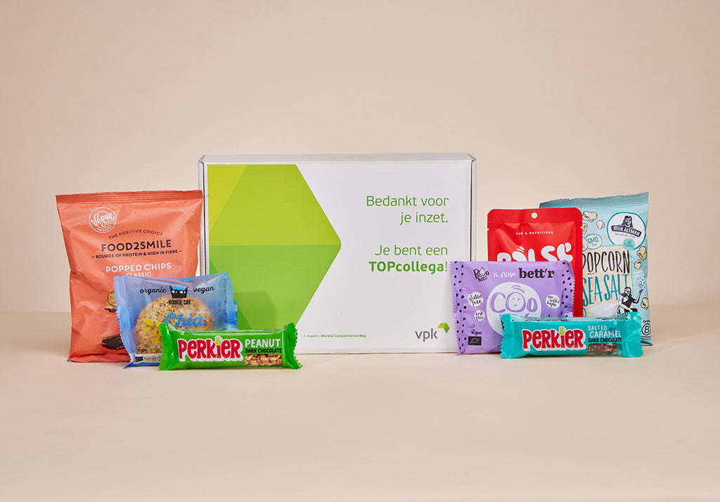 VPK verpakt positiviteit: snackboxen met een compliment