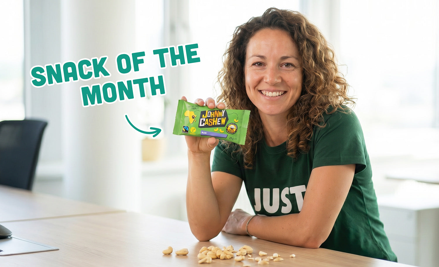 Snack of the month: Johnny Cashew Unroasted Cashews