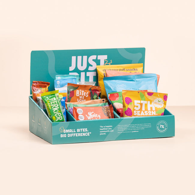 Variant - Aperobox met 50 gezonde snacks in display