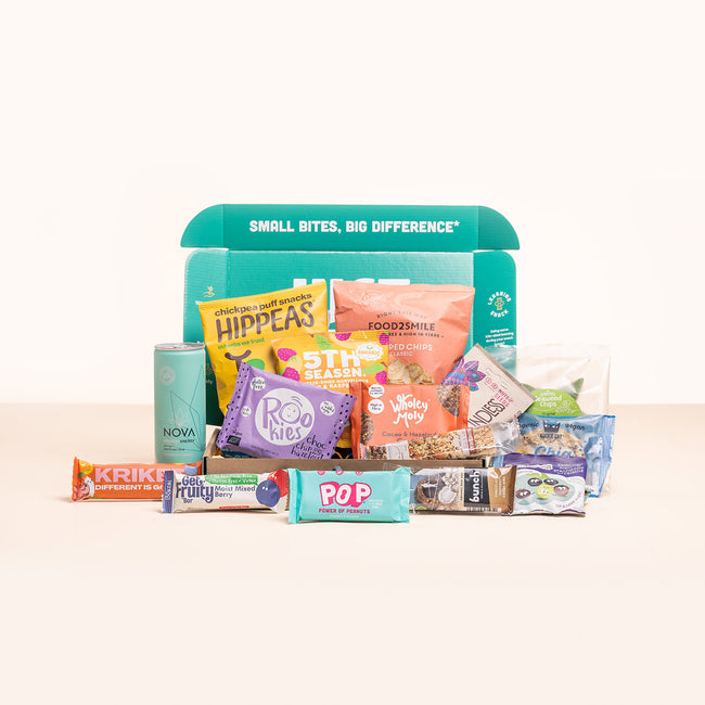 Variant - Beterschapsgeschenk met 14 gezonde snacks en 1 drankje