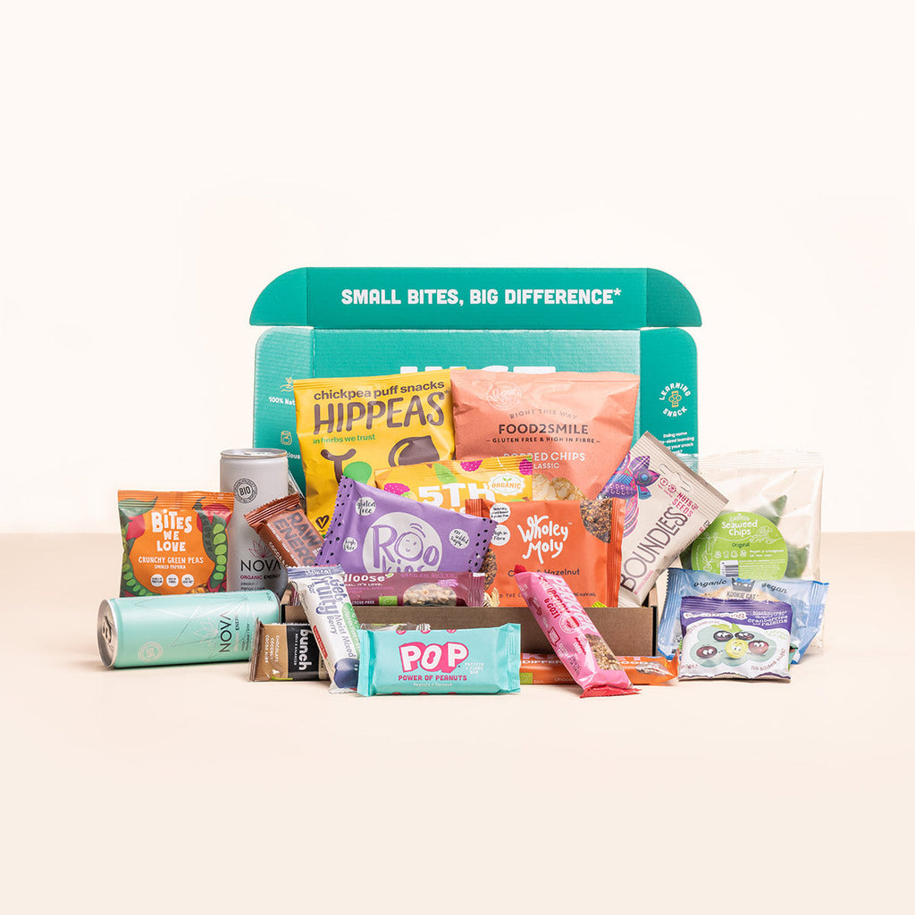 Variant - Aperobox met 18 gezonde snacks en 2 drankjes